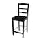 Whitewood Industries Solid Wood Madrid Counter Height Dining Stool - 24" Seat Height S46-402 - alternate 1